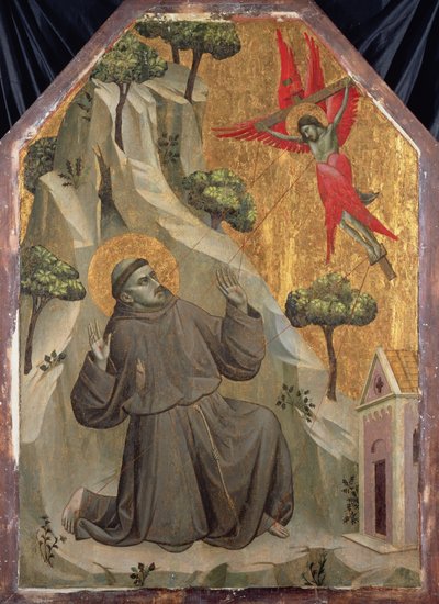 De Stigmatisatie van St. Franciscus, c.1325-1330 door Taddeo Gaddi